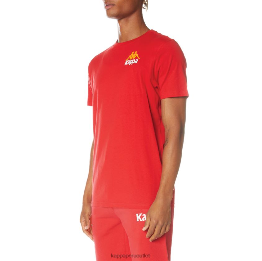 Kappa hombres camiseta de auténticos capaces rojo 2XPNV6147