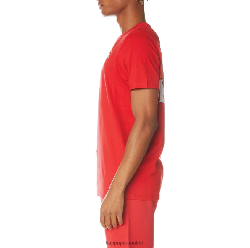 Kappa hombres camiseta de auténticos capaces rojo 2XPNV6147