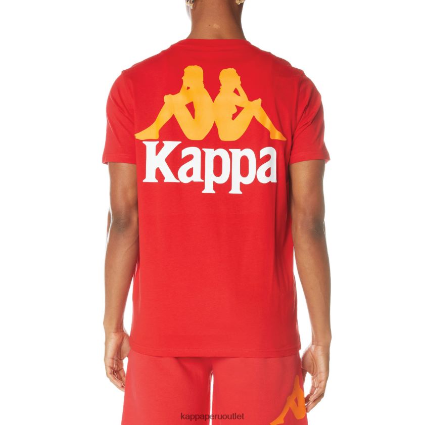 Kappa hombres camiseta de auténticos capaces rojo 2XPNV6147