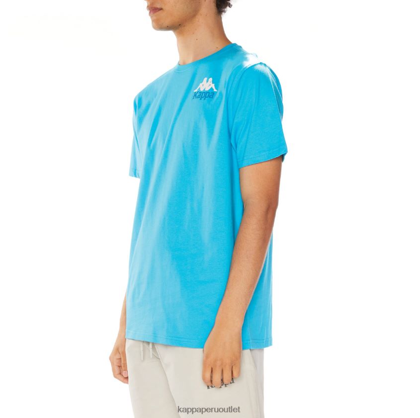 Kappa hombres camiseta de auténticos capaces turquesa 2XPNV6130