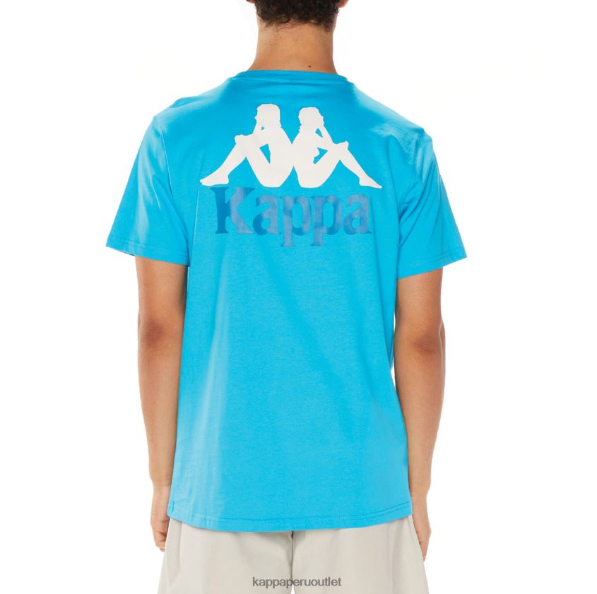 Kappa hombres camiseta de auténticos capaces turquesa 2XPNV6130