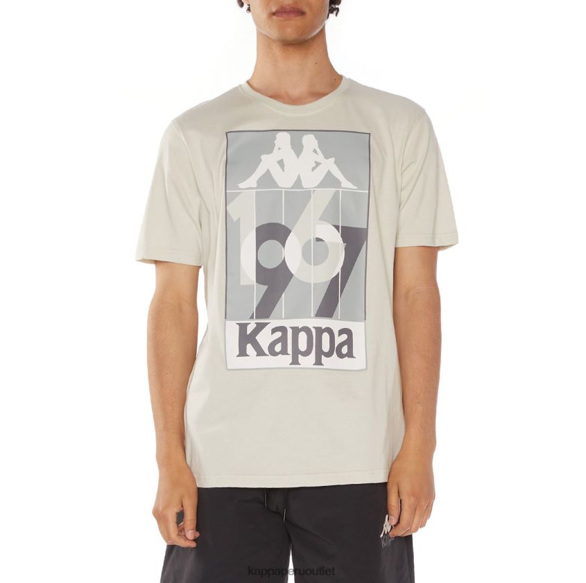 Kappa hombres camiseta de quinn gris 2XPNV6140