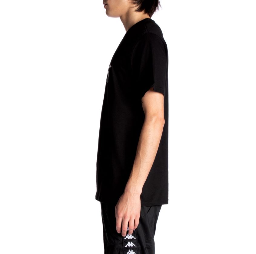 Kappa hombres camiseta estessi autentica azabache negro 2XPNV6128