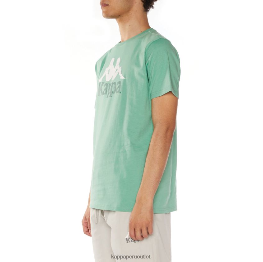 Kappa hombres camiseta estessi autentica verde 2XPNV6106