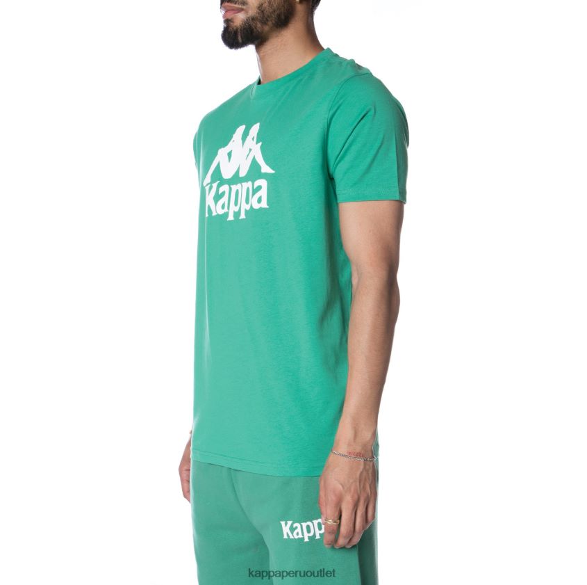 Kappa hombres camiseta estessi autentica verde 2XPNV6148