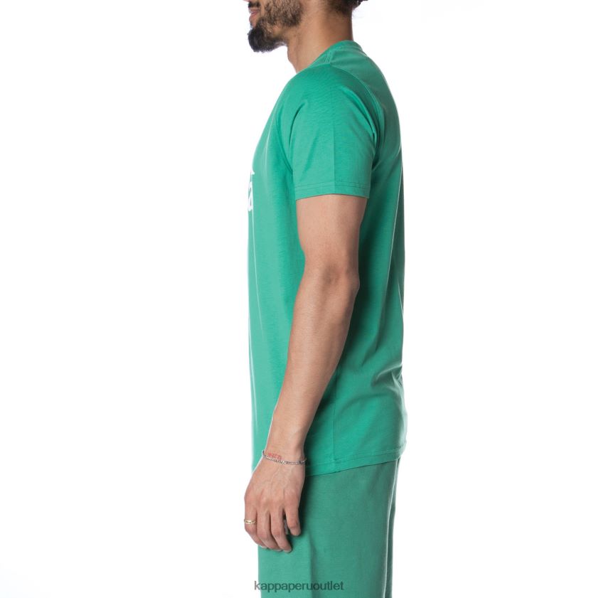 Kappa hombres camiseta estessi autentica verde 2XPNV6148