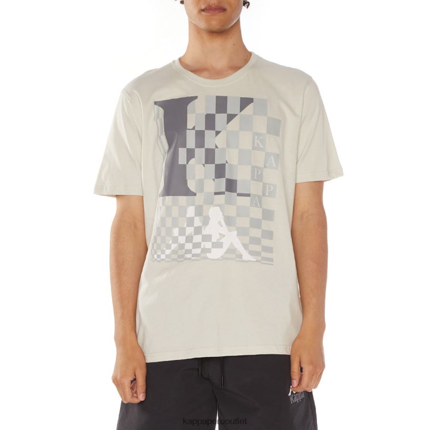 Kappa hombres camiseta finlandesa gris 2XPNV6134