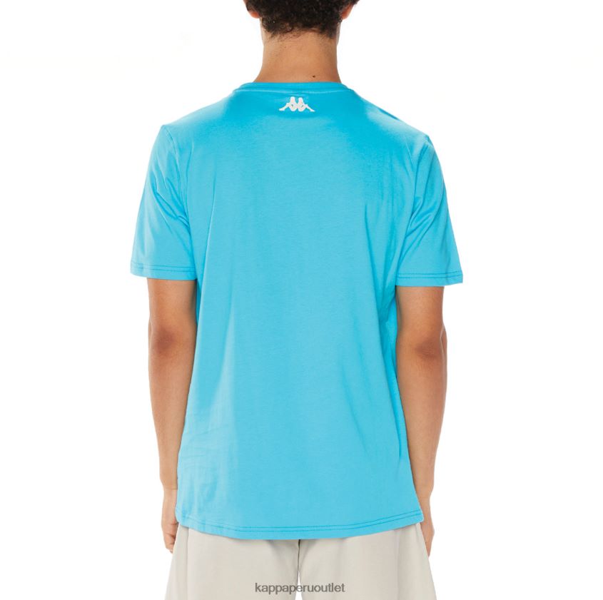 Kappa hombres camiseta finlandesa turquesa 2XPNV6136