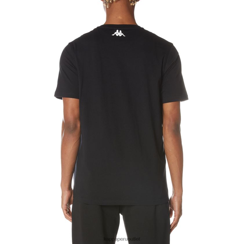 Kappa hombres camiseta isla azabache negro 2XPNV6137