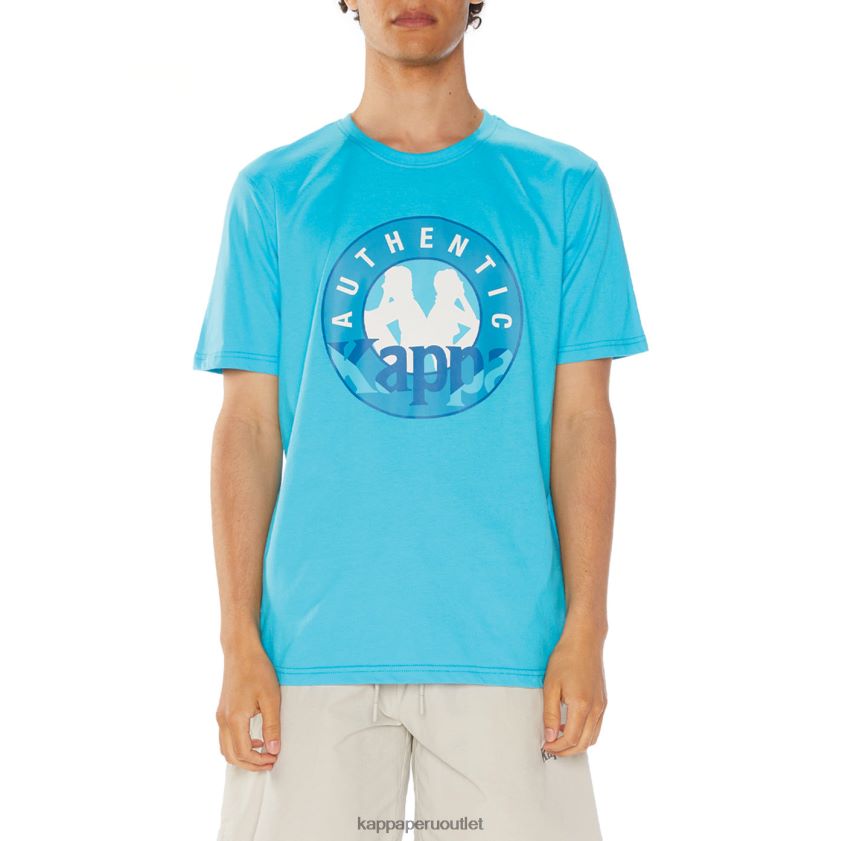 Kappa hombres camiseta isla turquesa 2XPNV6138