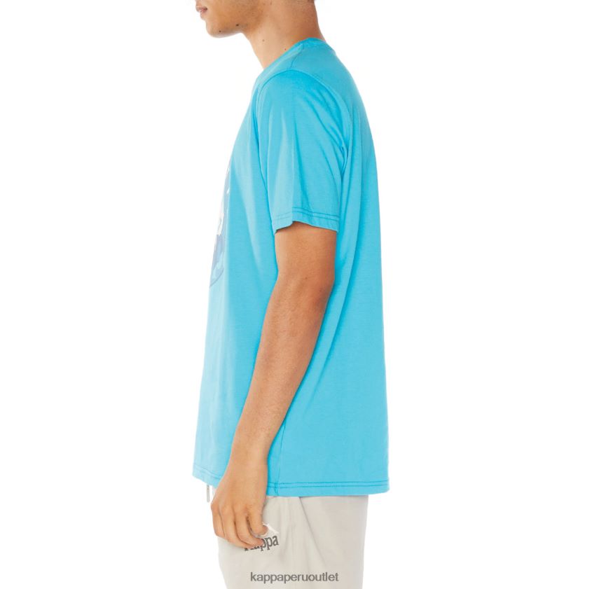 Kappa hombres camiseta isla turquesa 2XPNV6138