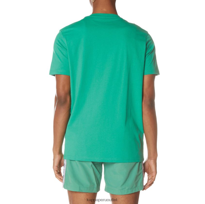 Kappa hombres camiseta mejillas auténticas verde 2XPNV6142