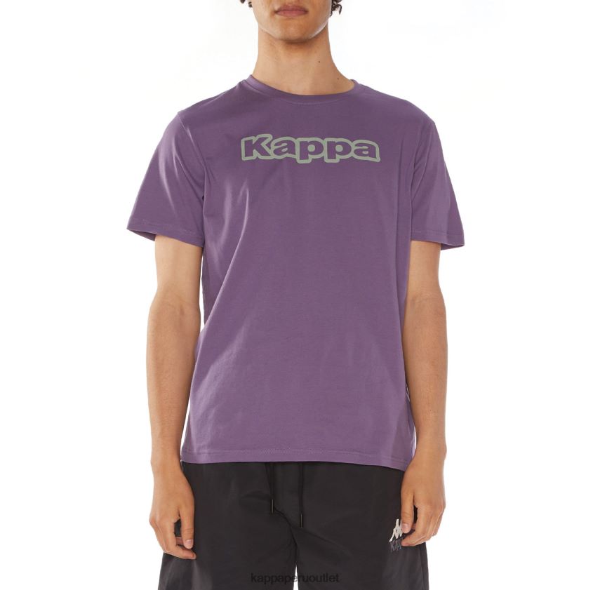 Kappa hombres camiseta onis logo Violeta 2XPNV6123