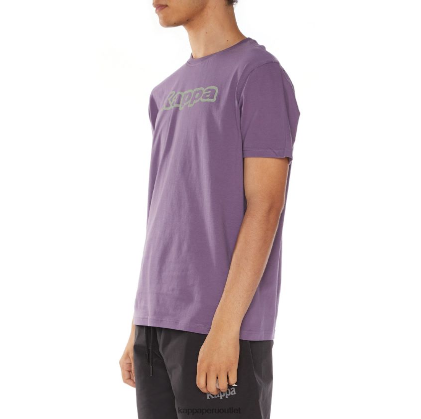 Kappa hombres camiseta onis logo Violeta 2XPNV6123