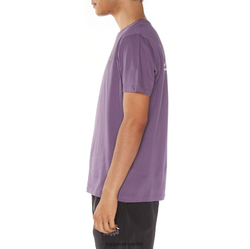 Kappa hombres camiseta onis logo Violeta 2XPNV6123
