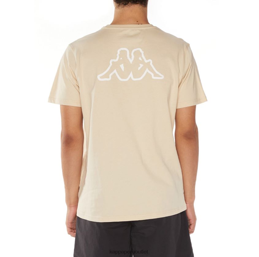 Kappa hombres camiseta onis logo beige 2XPNV6114