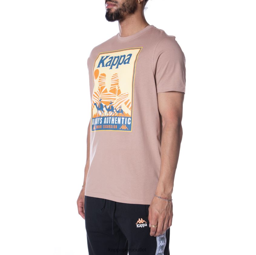 Kappa hombres camiseta osiris autentica beige 2XPNV6167