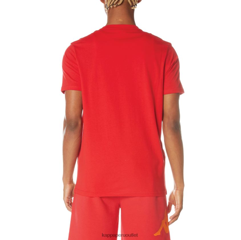 Kappa hombres camiseta ranchera auténtica rojo 2XPNV6143