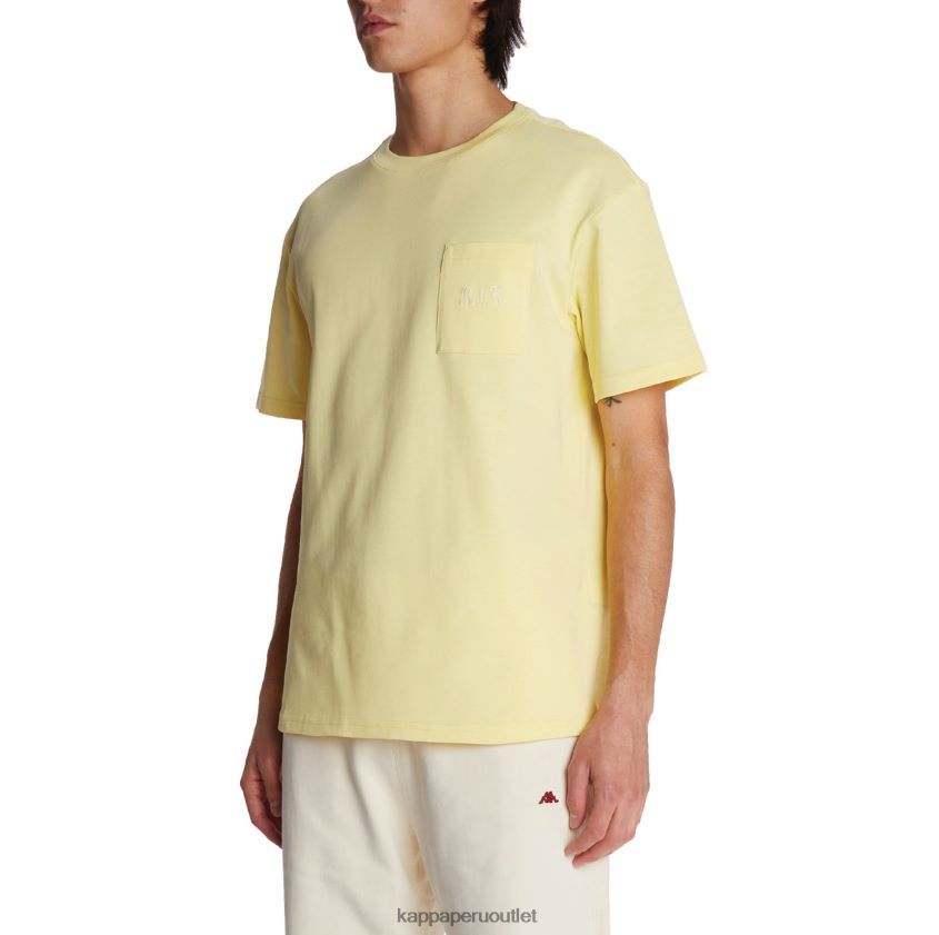 Kappa hombres camiseta robe giovani mirfak amarillo 2XPNV6195