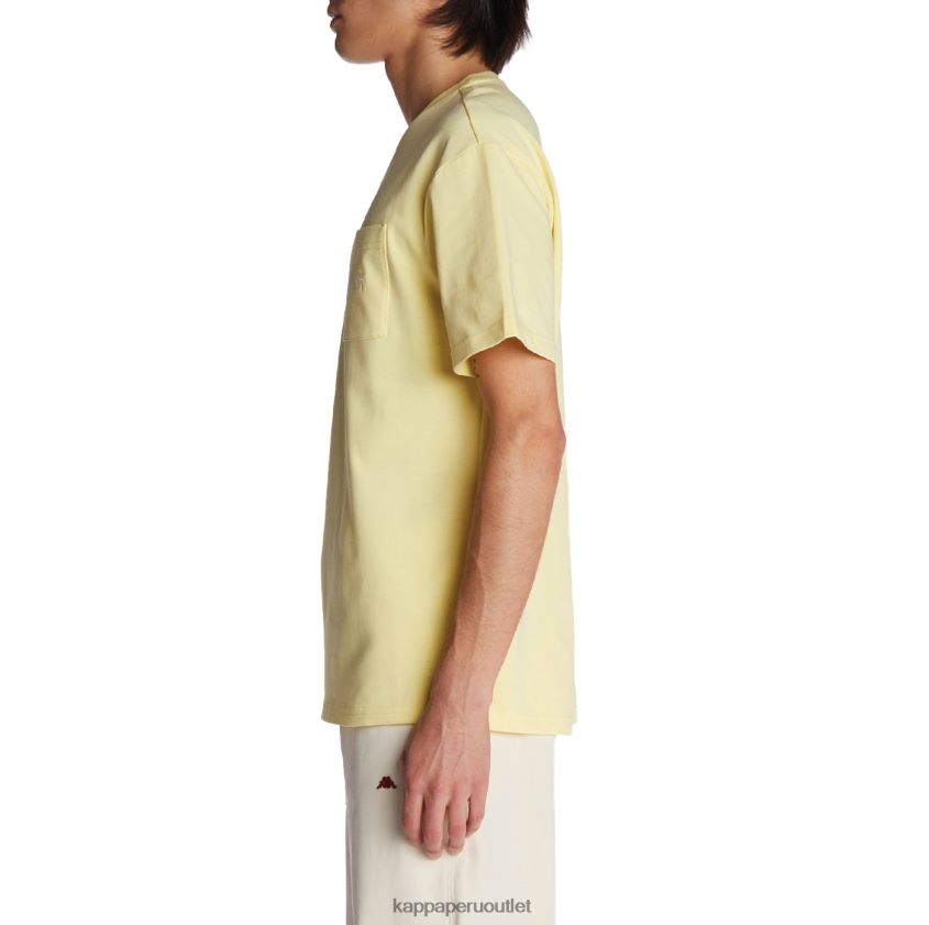 Kappa hombres camiseta robe giovani mirfak amarillo 2XPNV6195