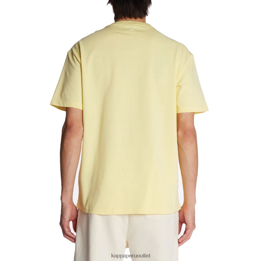 Kappa hombres camiseta robe giovani mirfak amarillo 2XPNV6195