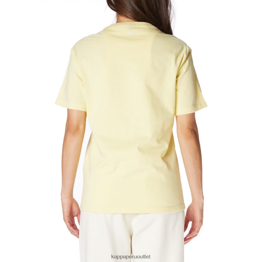 Kappa hombres camiseta robe giovani mirfak amarillo 2XPNV6195
