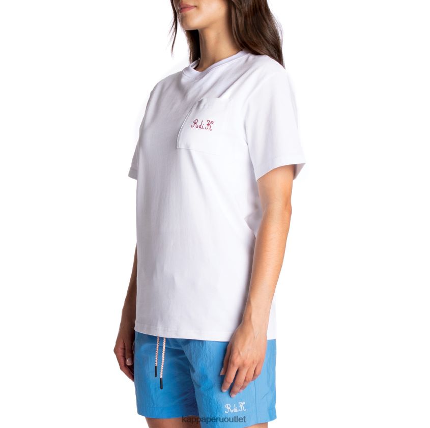 Kappa hombres camiseta robe giovani mirfak blanco 2XPNV6196