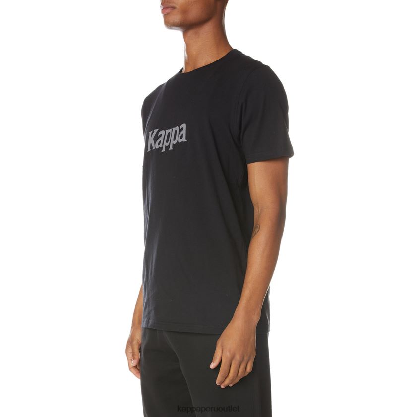 Kappa hombres camiseta runis autentica azabache negro 2XPNV6132