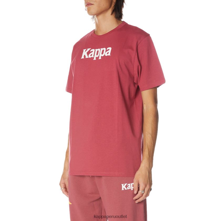 Kappa hombres camiseta runis autentica borgoña 2XPNV6180