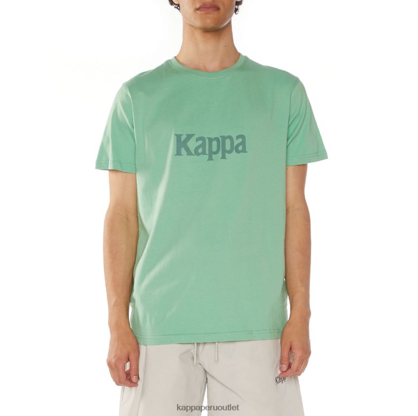 Kappa hombres camiseta runis autentica verde 2XPNV6108