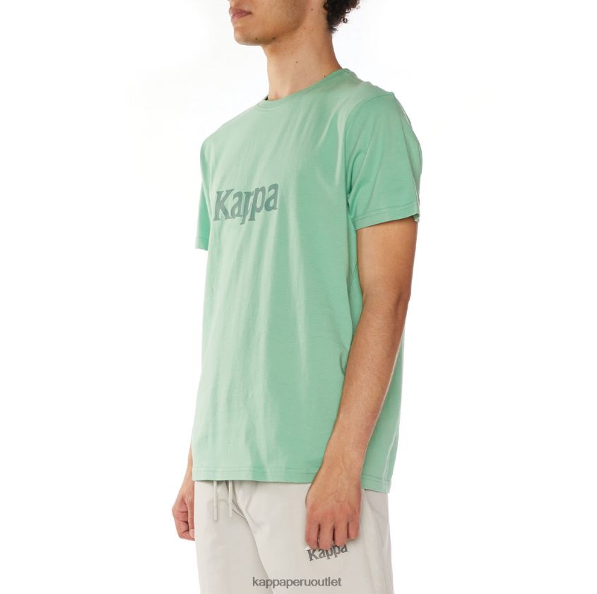 Kappa hombres camiseta runis autentica verde 2XPNV6108