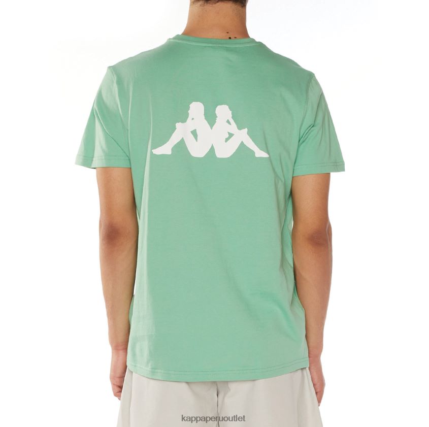 Kappa hombres camiseta runis autentica verde 2XPNV6108