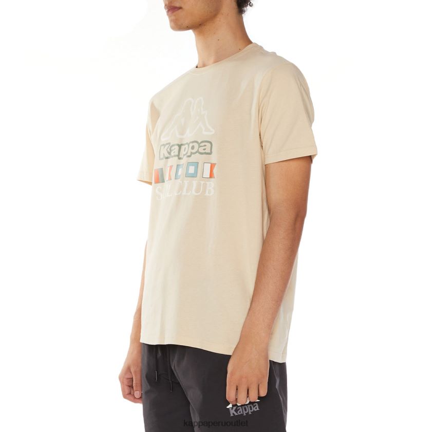 Kappa hombres camiseta temi beige 2XPNV6120