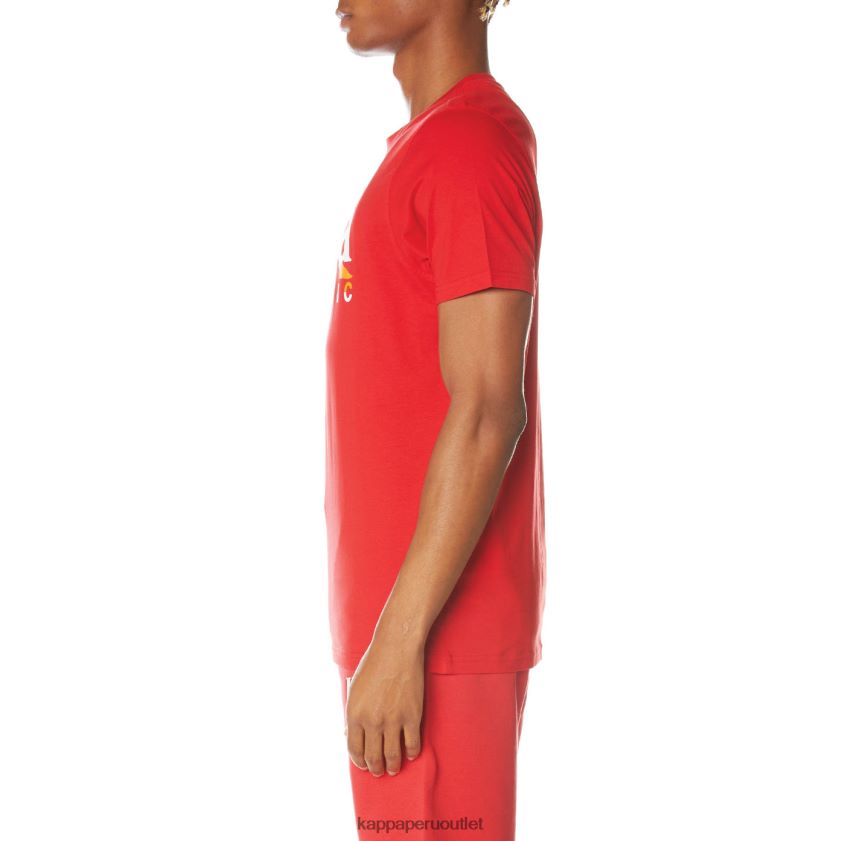Kappa hombres camiseta vanguardista autentica rojo 2XPNV6149