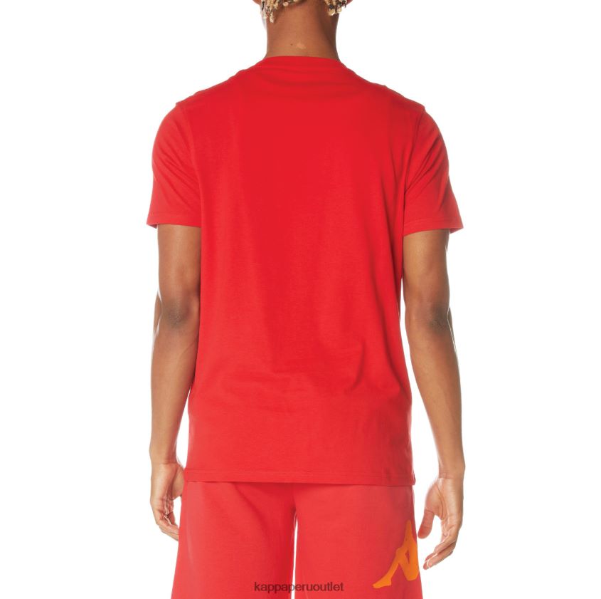 Kappa hombres camiseta vanguardista autentica rojo 2XPNV6149