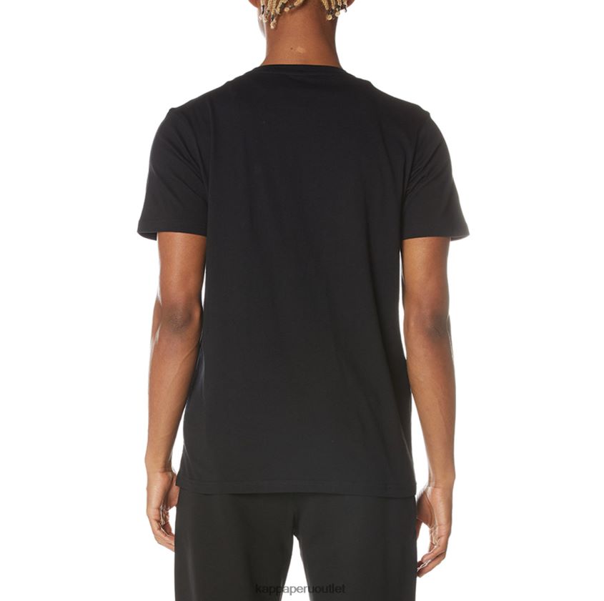 Kappa hombres camiseta zielona auténtica azabache negro 2XPNV6104