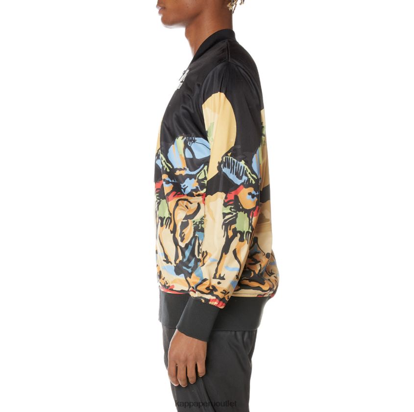 Kappa hombres chaqueta autentica de sudania negro azabache 2XPNV64