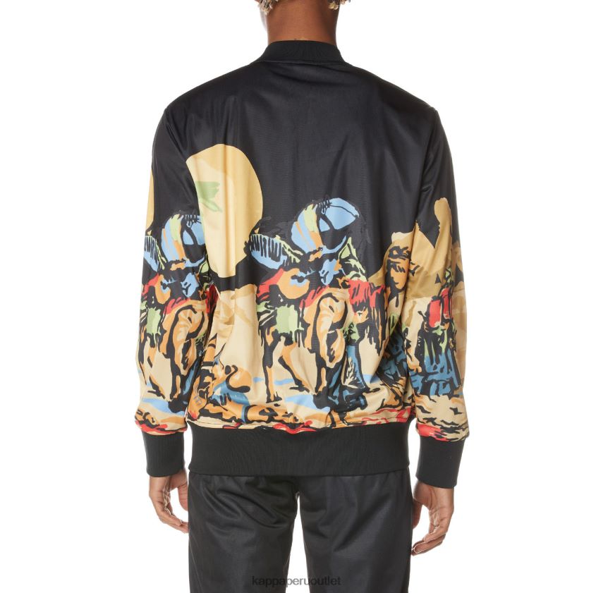 Kappa hombres chaqueta autentica de sudania negro azabache 2XPNV64