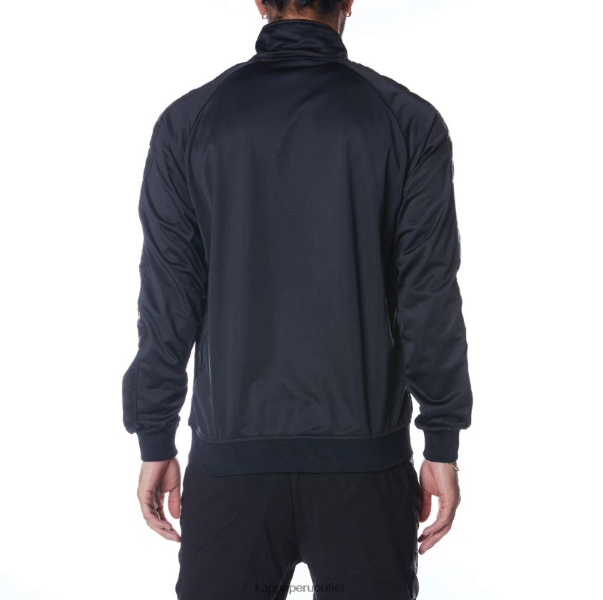 Kappa hombres chaqueta deportiva 222 banda anniston azabache negro 2XPNV610