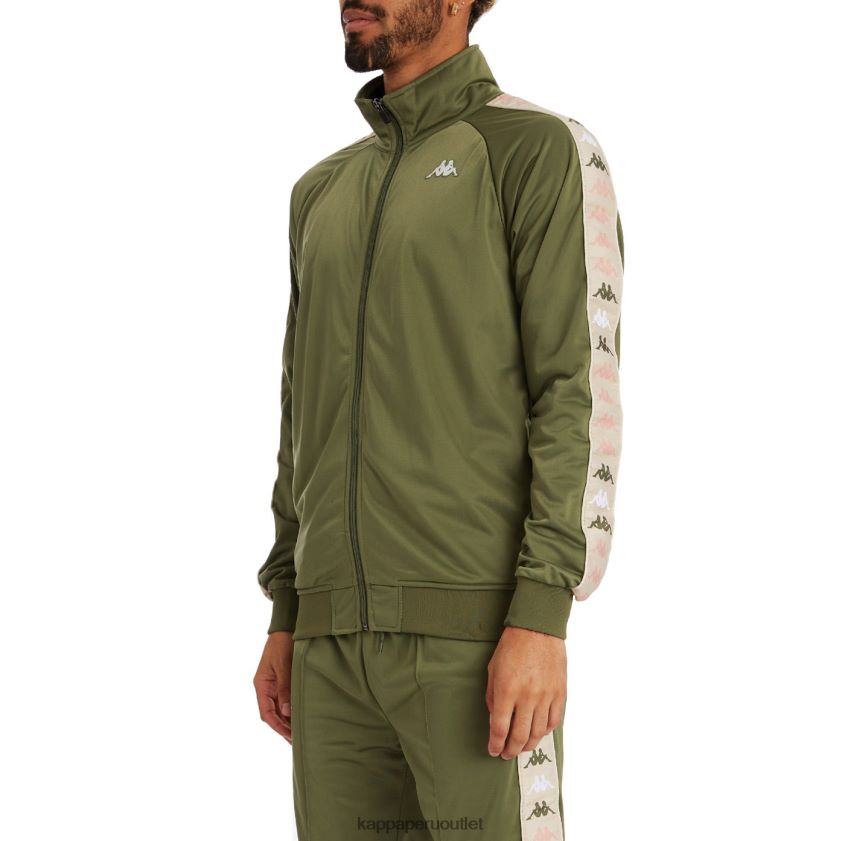 Kappa hombres chaqueta deportiva 222 banda dullo 2 aceituna verde 2XPNV68
