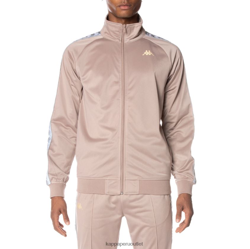 Kappa hombres chaqueta deportiva 222 banda ganniston beige 2XPNV61