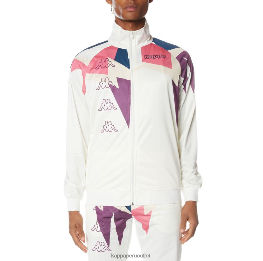 Kappa hombres chaqueta deportiva lamal con logo blanco 2XPNV65