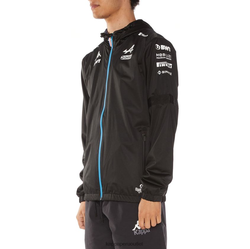 Kappa hombres chaqueta alpina arafi f1 negro 2XPNV677