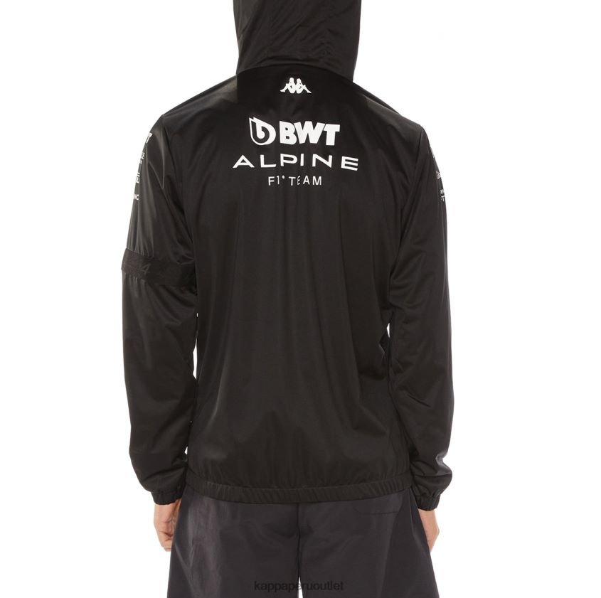 Kappa hombres chaqueta alpina arafi f1 negro 2XPNV677