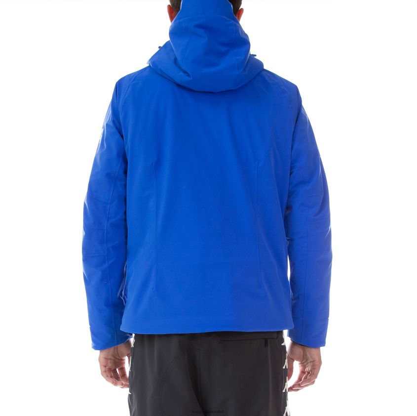 Kappa hombres chaqueta de esquí 6cento 650xb azul blanco antiguo 2XPNV685
