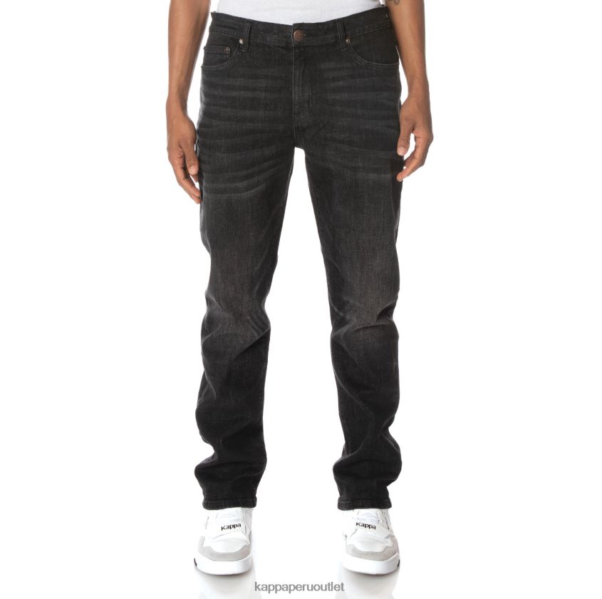 Kappa hombres auténtico jean azul azabache negro 2XPNV6280