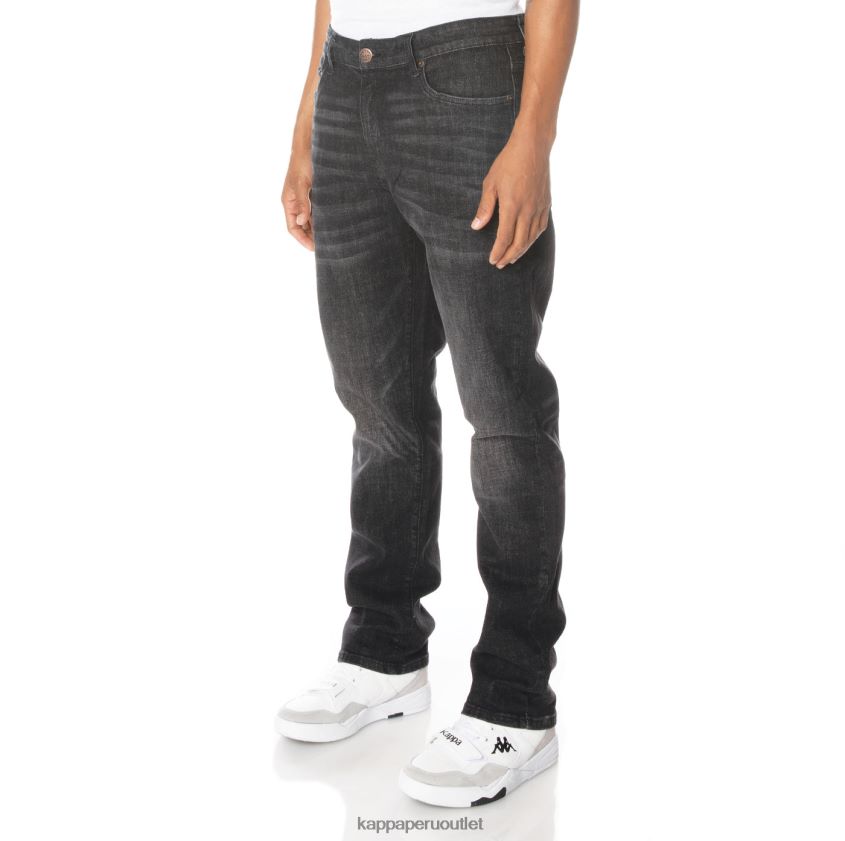 Kappa hombres auténtico jean azul azabache negro 2XPNV6280
