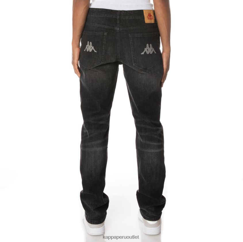 Kappa hombres auténtico jean azul azabache negro 2XPNV6280
