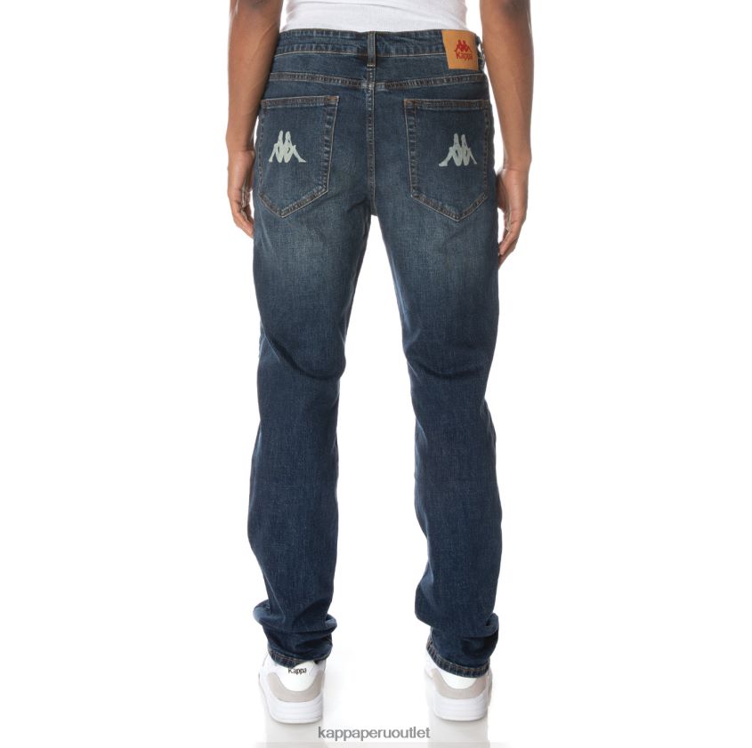 Kappa hombres auténtico jean azul azul índigo 2XPNV6281