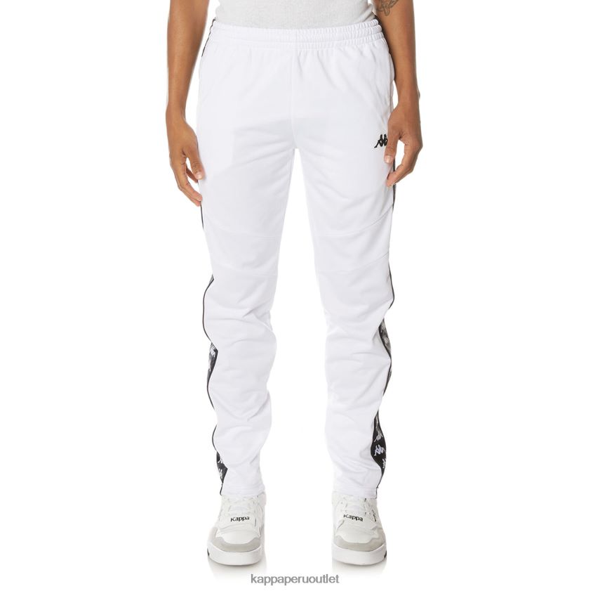 Kappa hombres pantalones deportivos 222 banda aderno blanco 2XPNV632